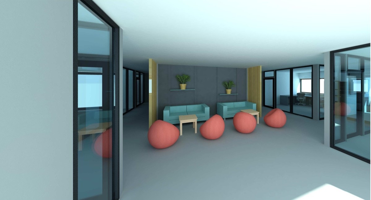 Interiørskisse Galleribilde