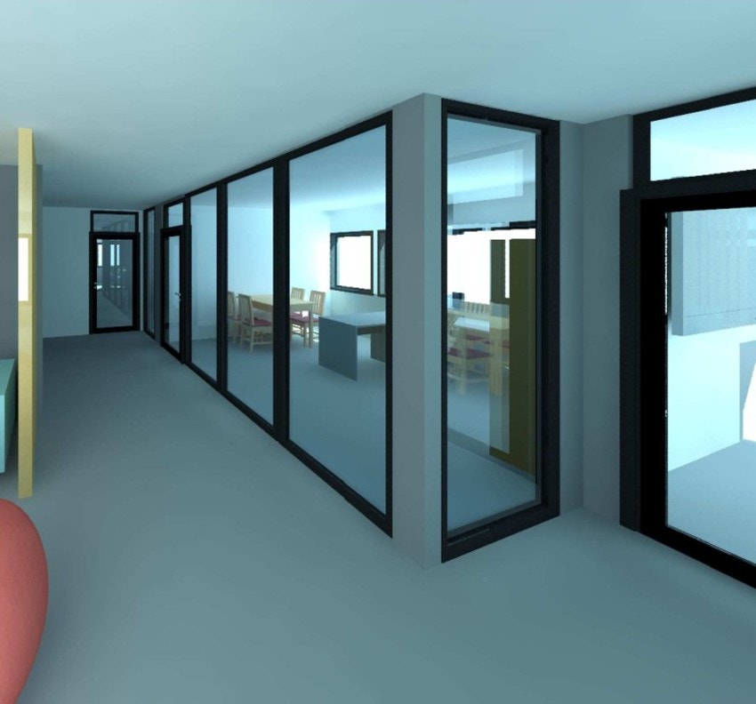 Interiørskisse Galleribilde