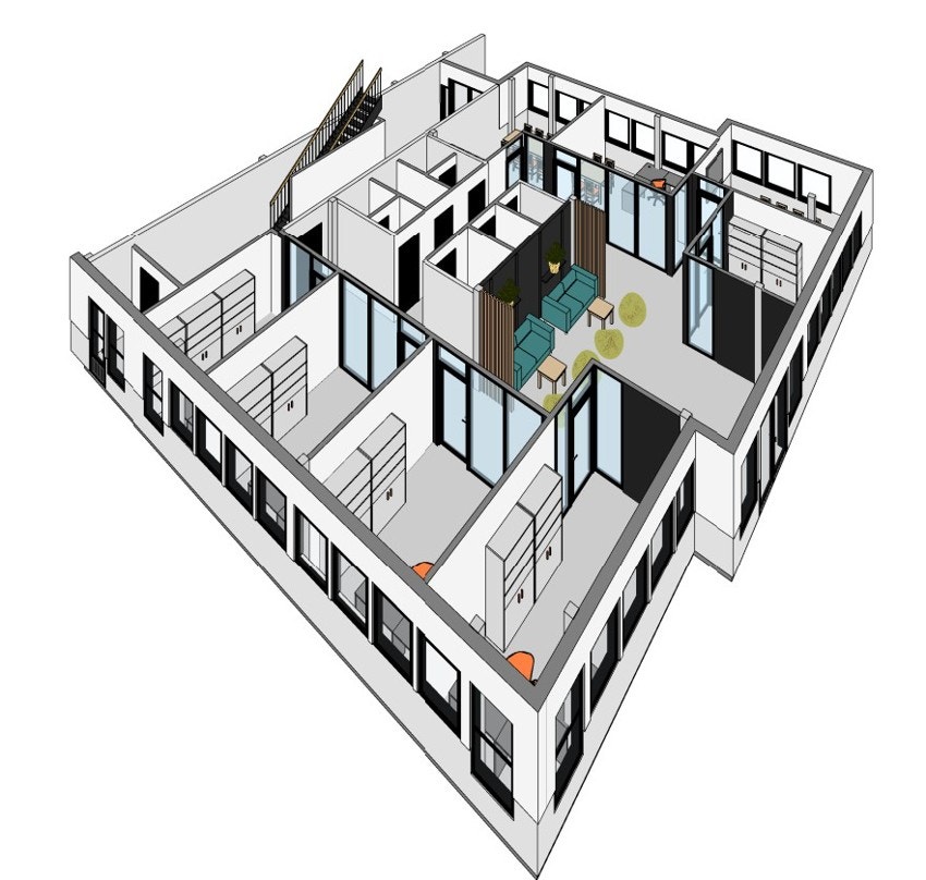 Perspektiv skisse Galleribilde
