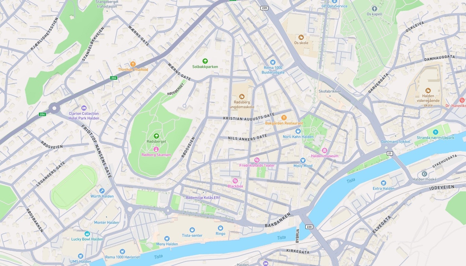 Halden Kart.jpg Galleribilde