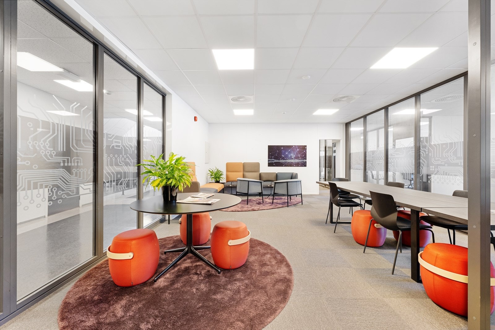 Utsnitt fra eiendommen - Eksempel på materialvalg og fargevalg Galleribilde