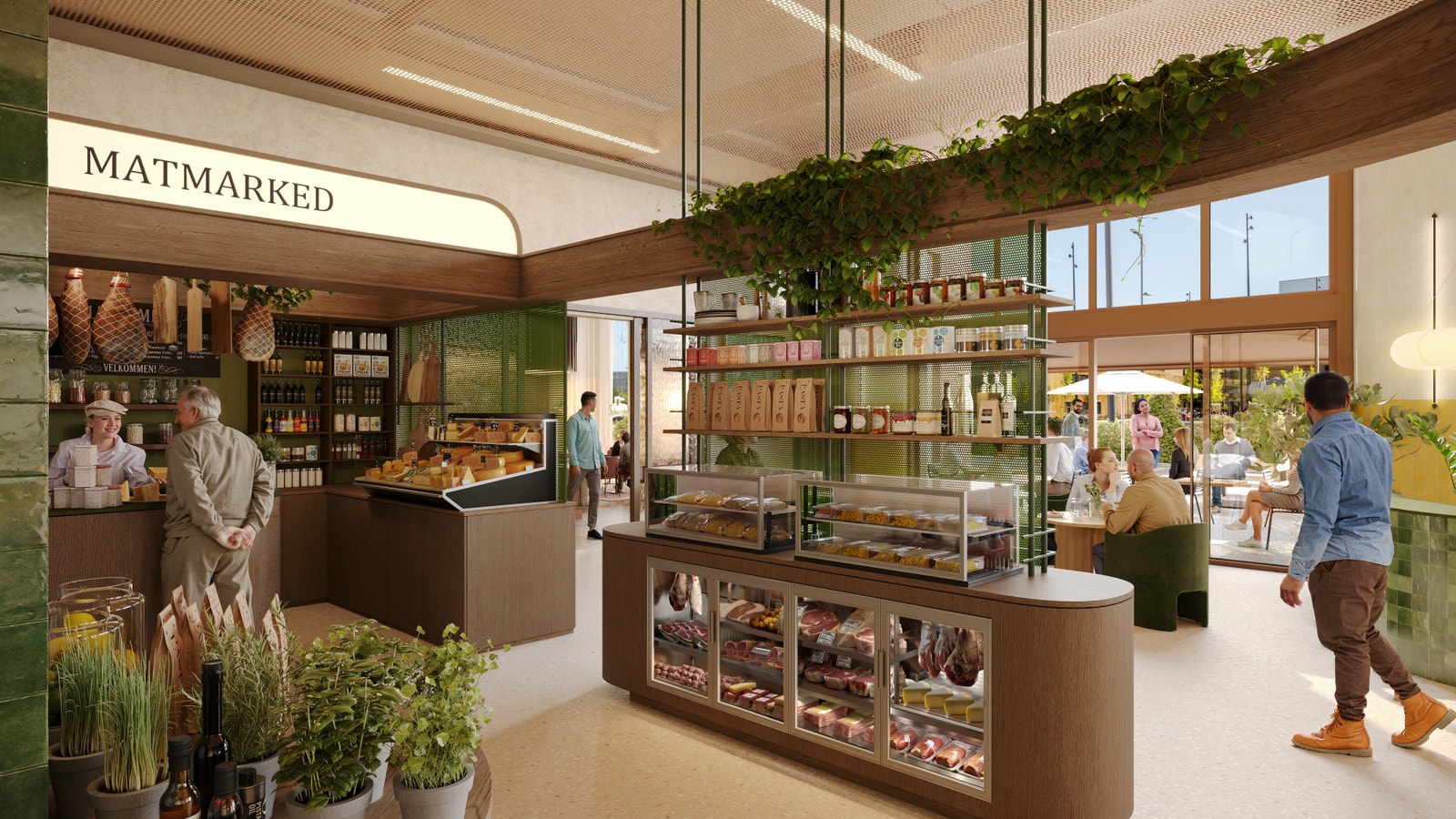 Matmarked Galleribilde