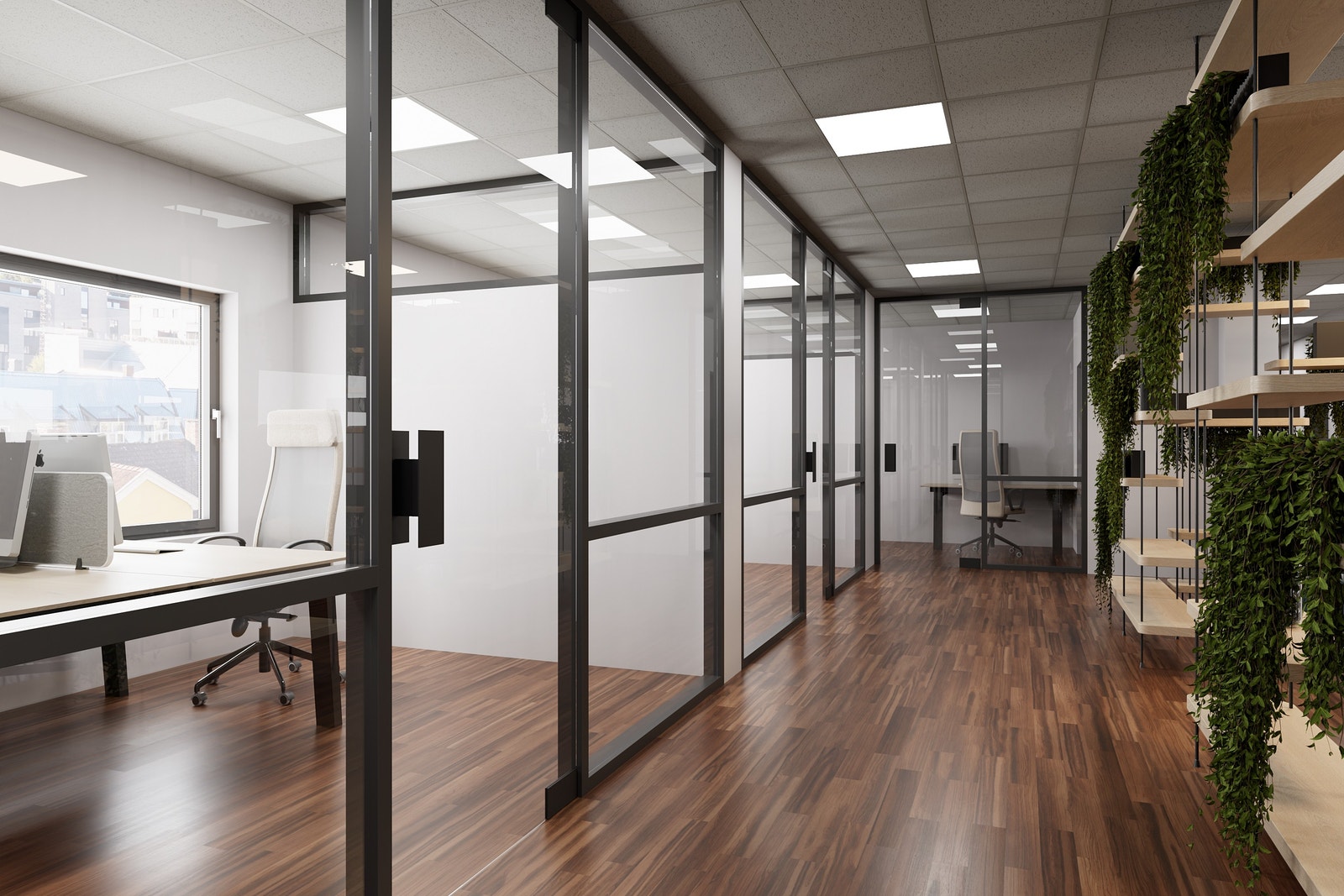 Forslag til ny innredning med faktiske mål Galleribilde