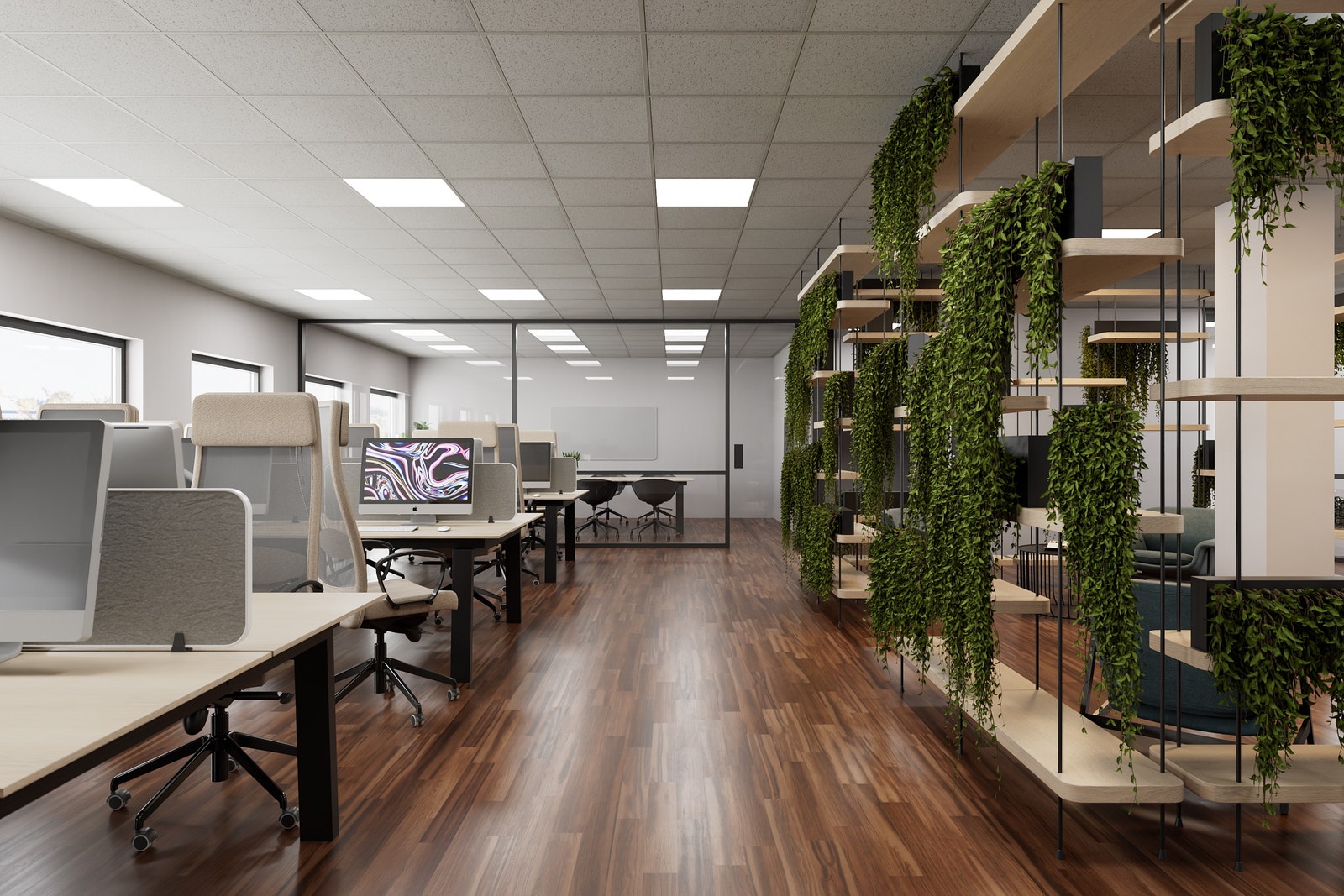 Forslag til ny innredning med faktiske mål Galleribilde