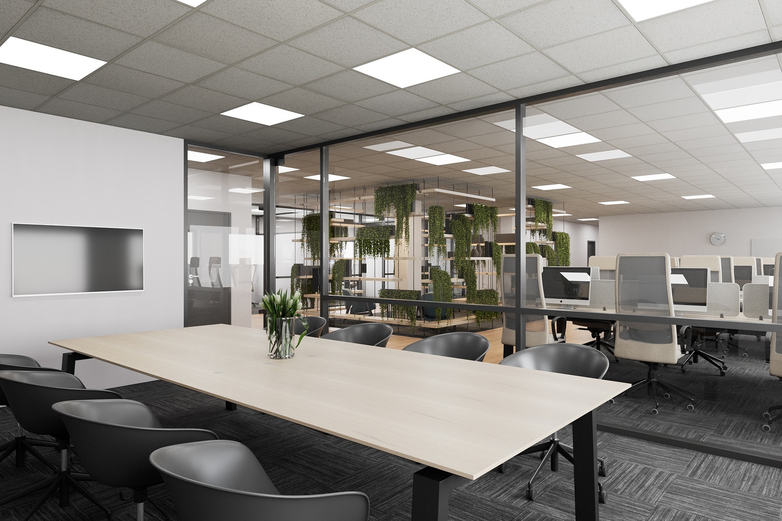 Forslag til ny innredning med faktiske mål Galleribilde