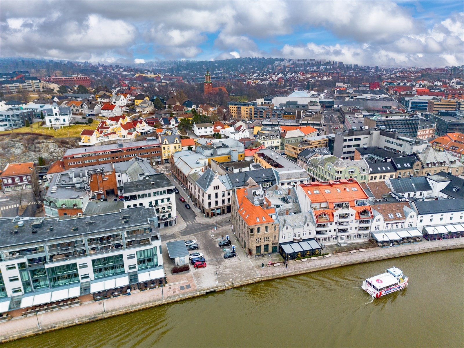 Bydelen sett fra lufta Galleribilde