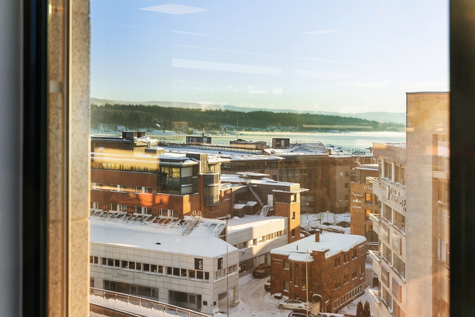 5.etg. har flott utsikt mot Oslofjorden, Oslo og Lilleaker. Galleribilde