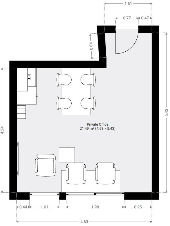 Plantegning Galleribilde