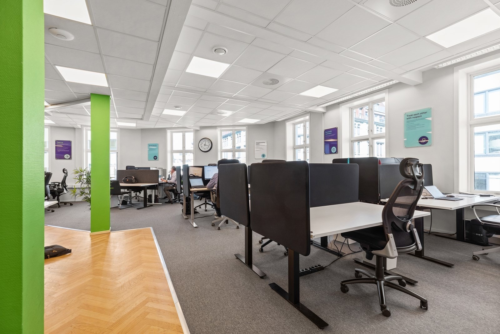 Kontorlandskap Galleribilde