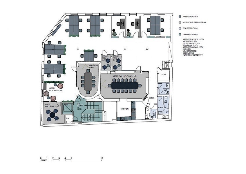 Planskisse Galleribilde