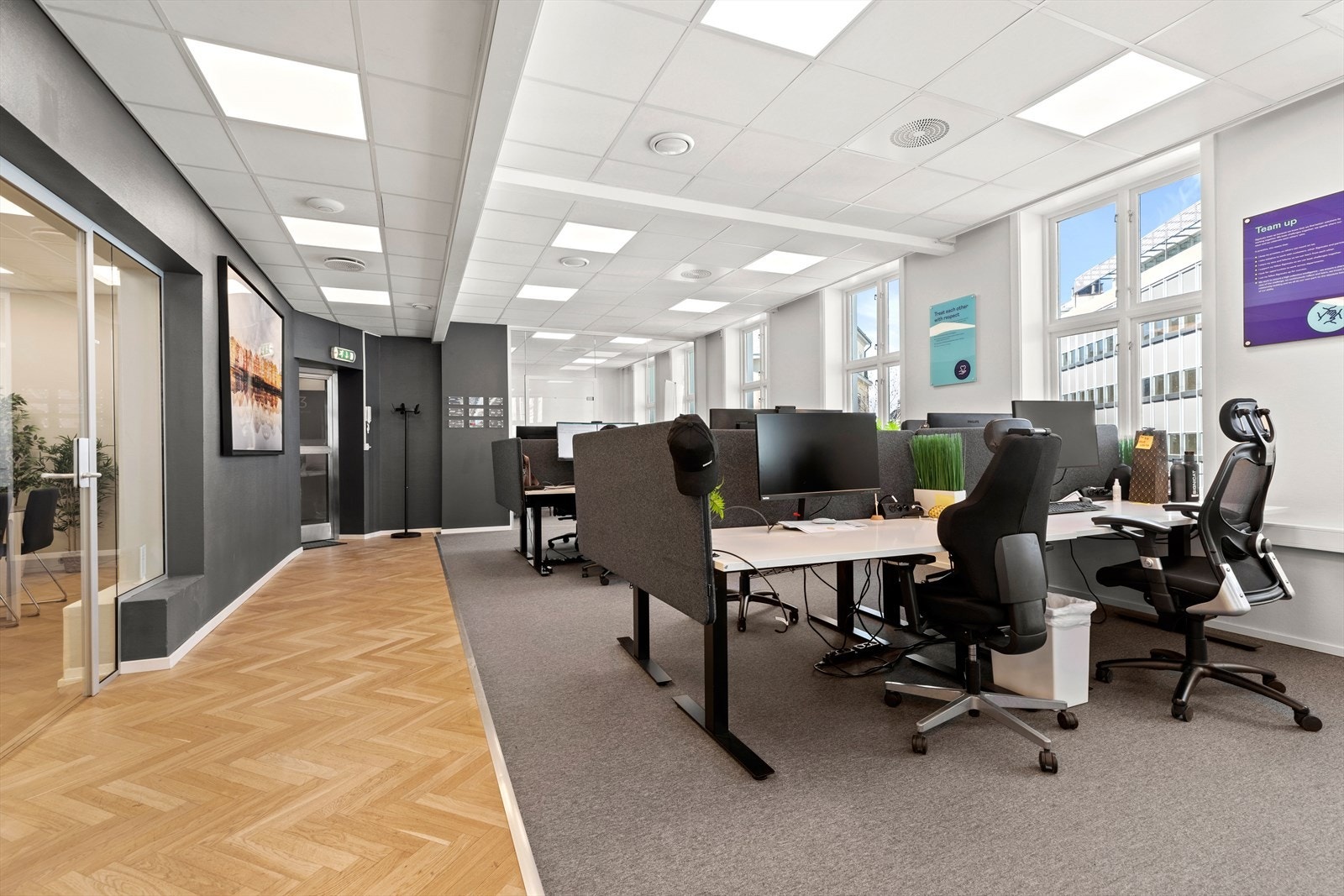 Kontorlandskap Galleribilde