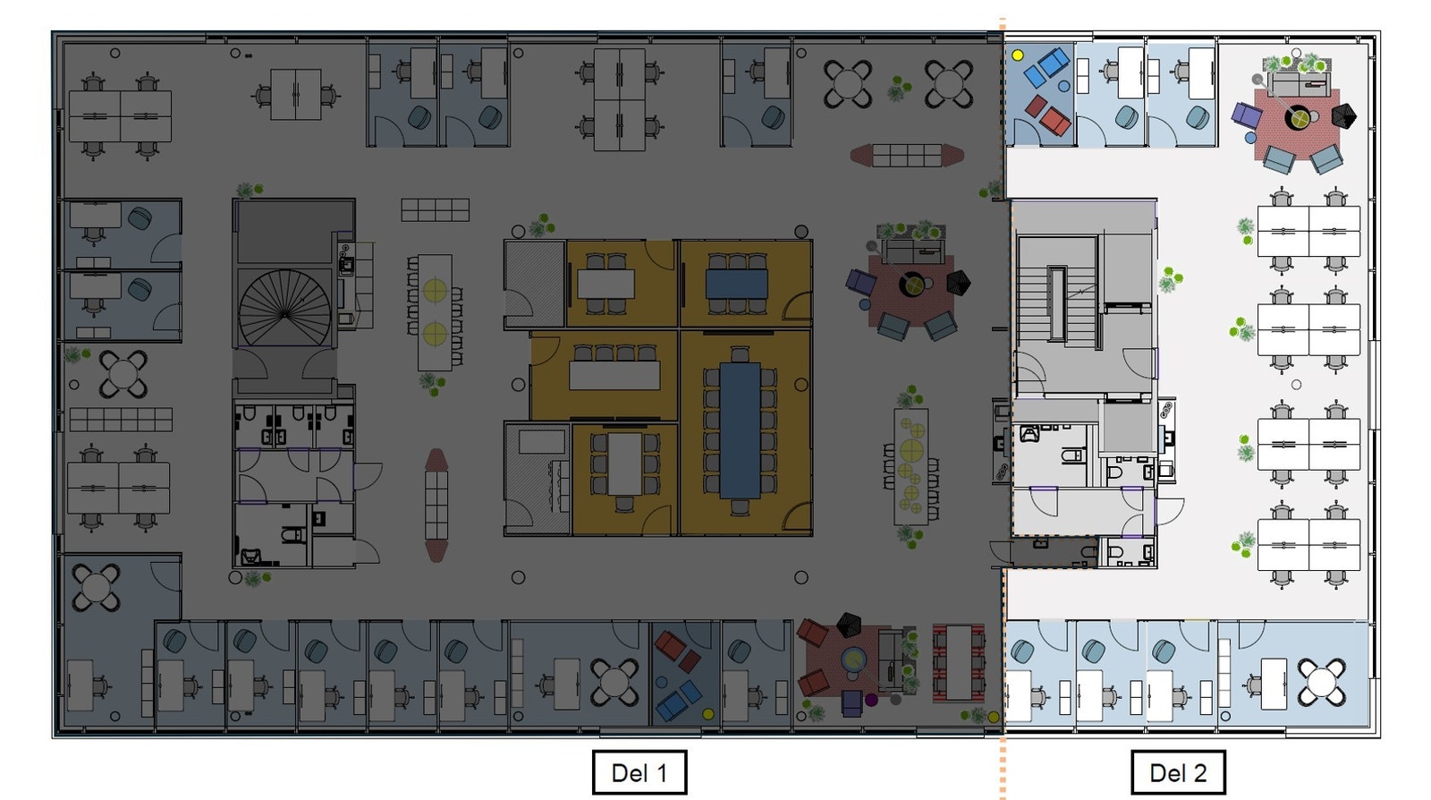 Del 2 er det aktuelle arealet. Galleribilde