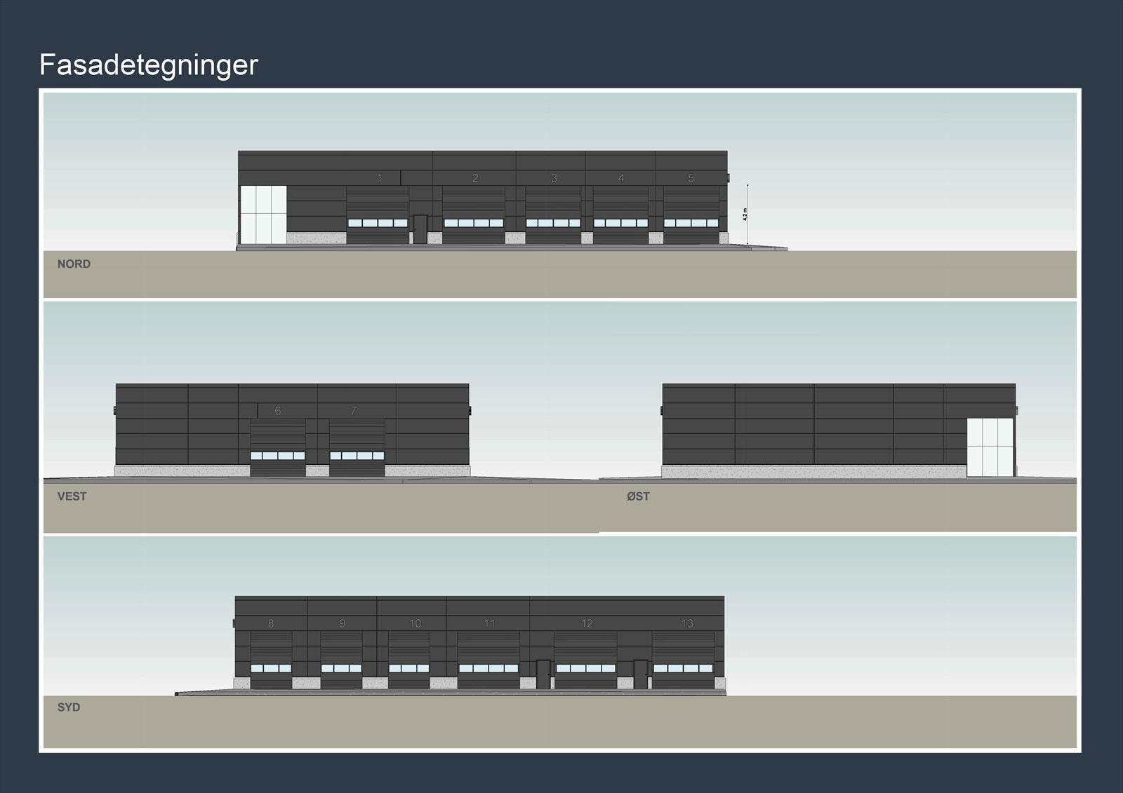 Fasadetegninger Galleribilde