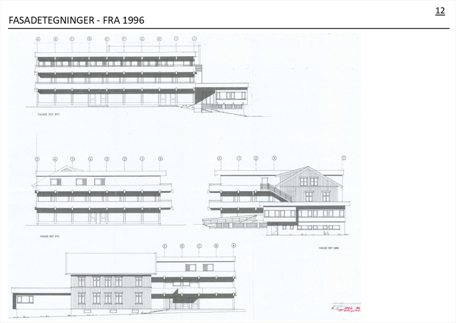 Fasadetegninger. Galleribilde