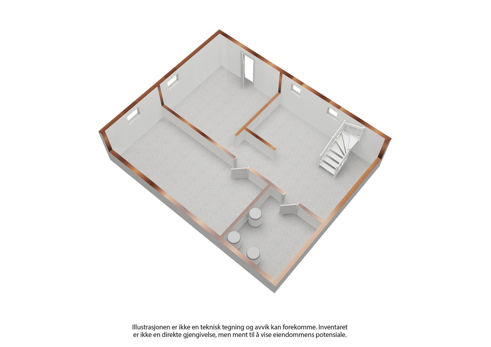 Plantegning kjeller Galleribilde