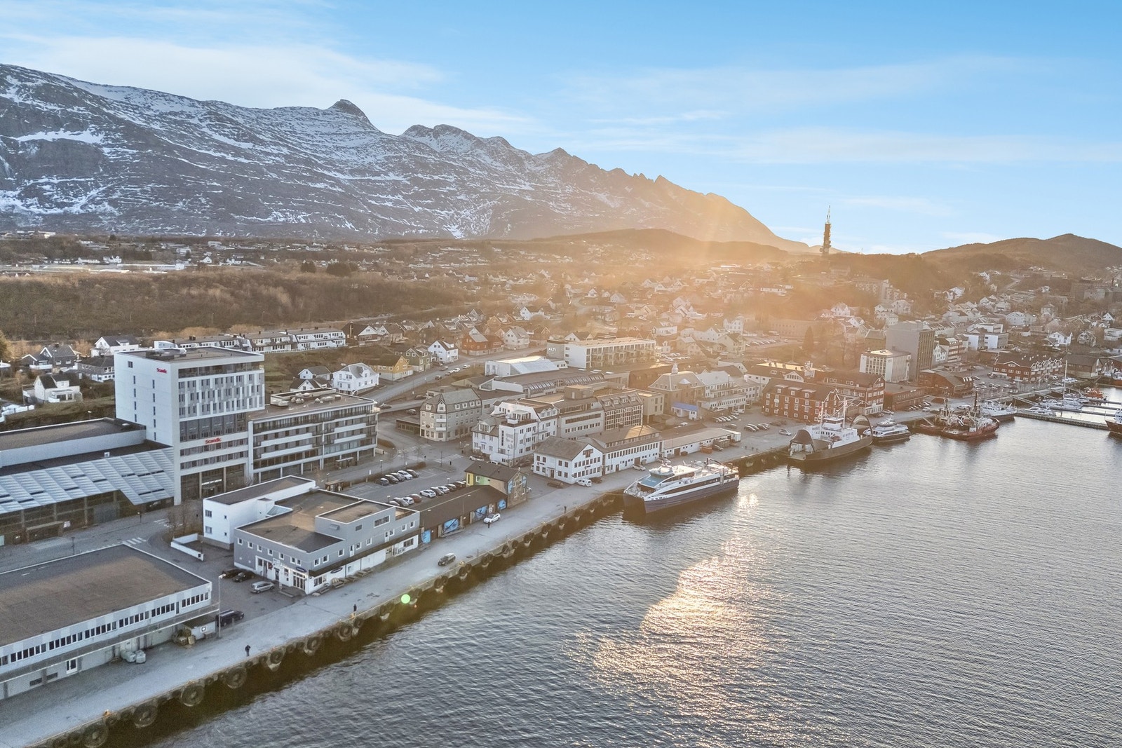 Drone og sandnessjøen Galleribilde