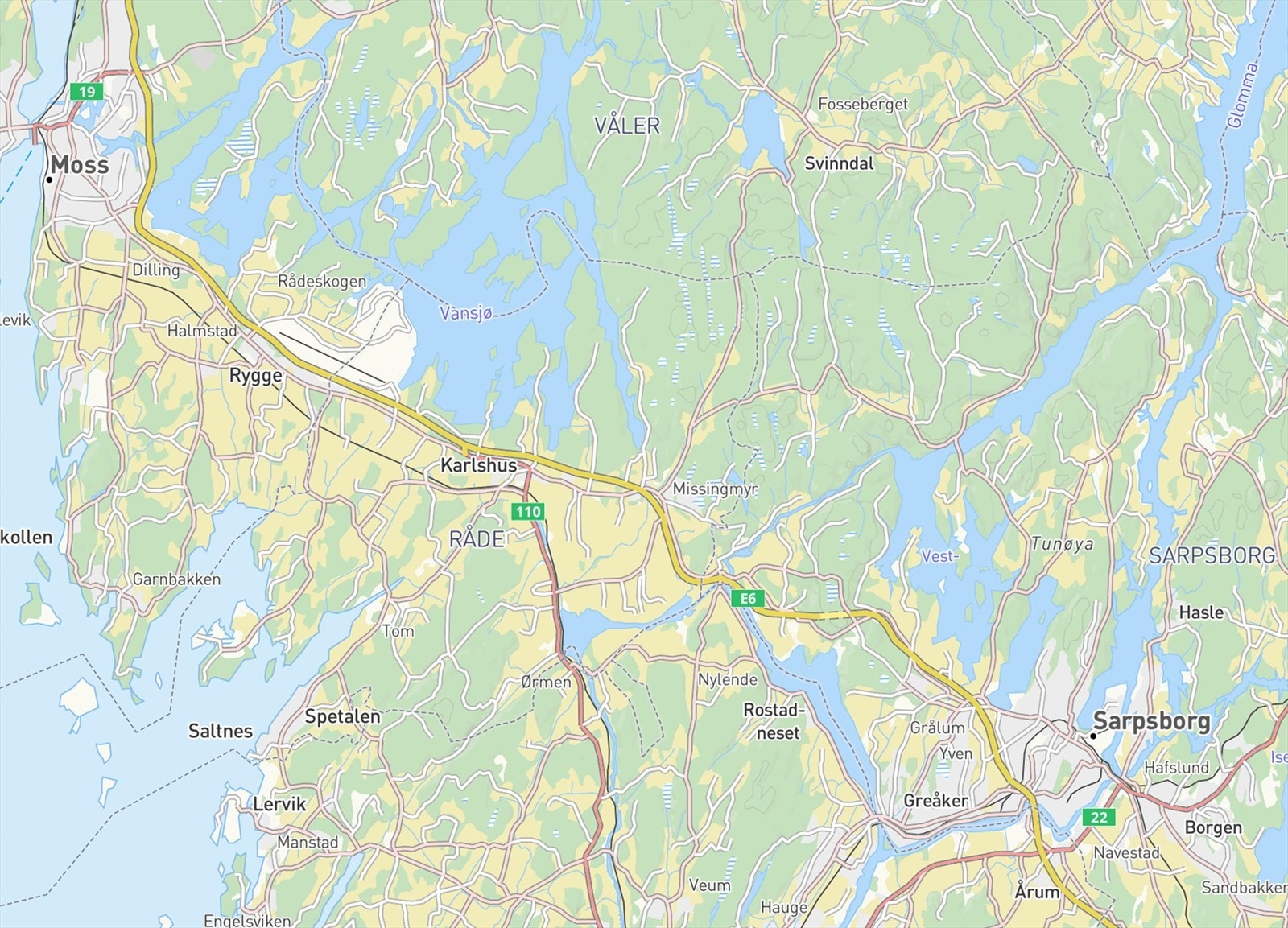 Mosseveien 112 - Beliggenhet.jpg Galleribilde