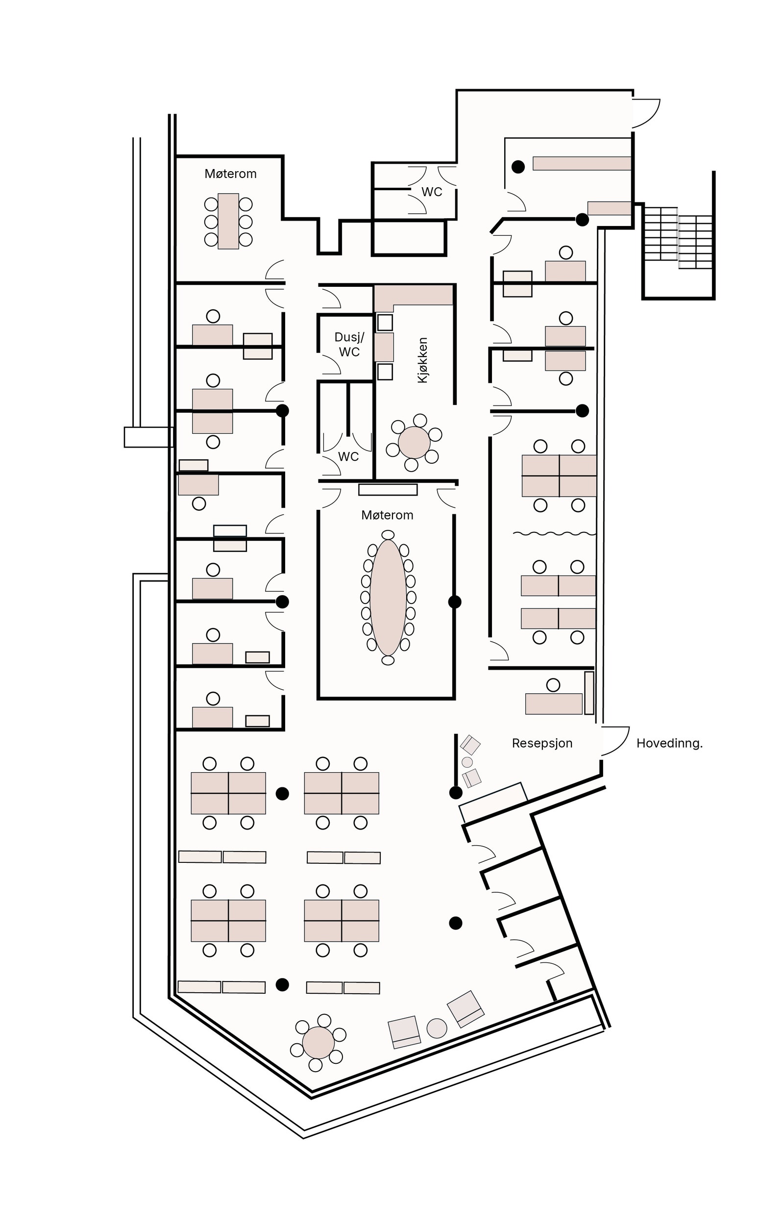 Planskisse Galleribilde