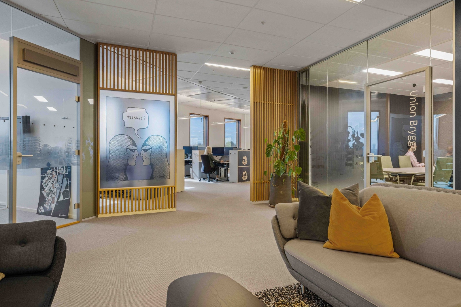 Kontorlandskap Galleribilde