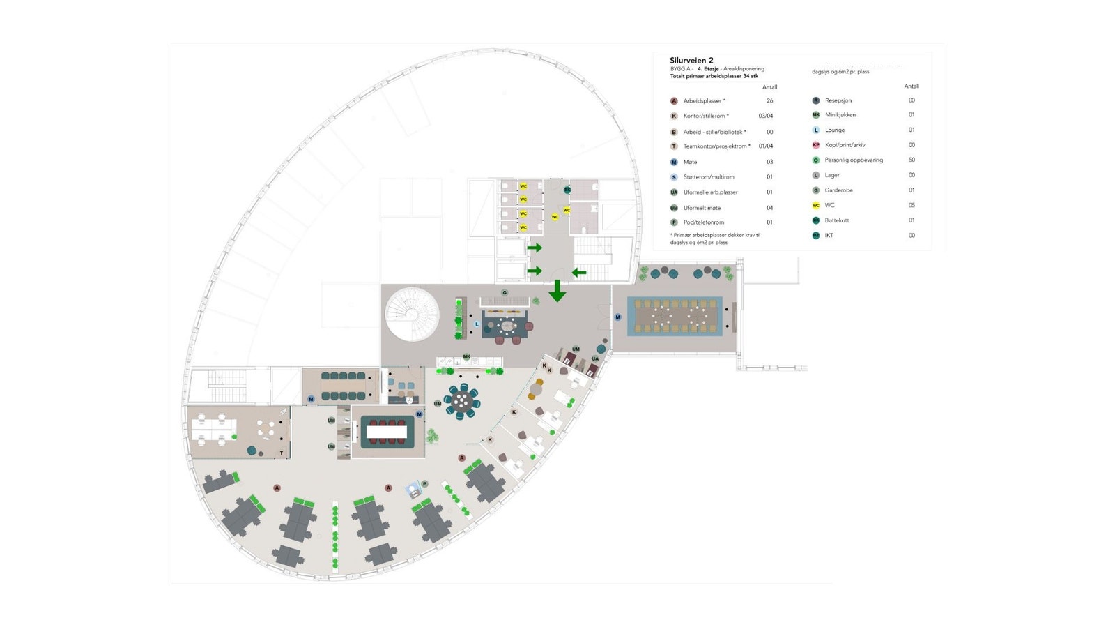 Plan 4 – as is 820 kvm. Galleribilde