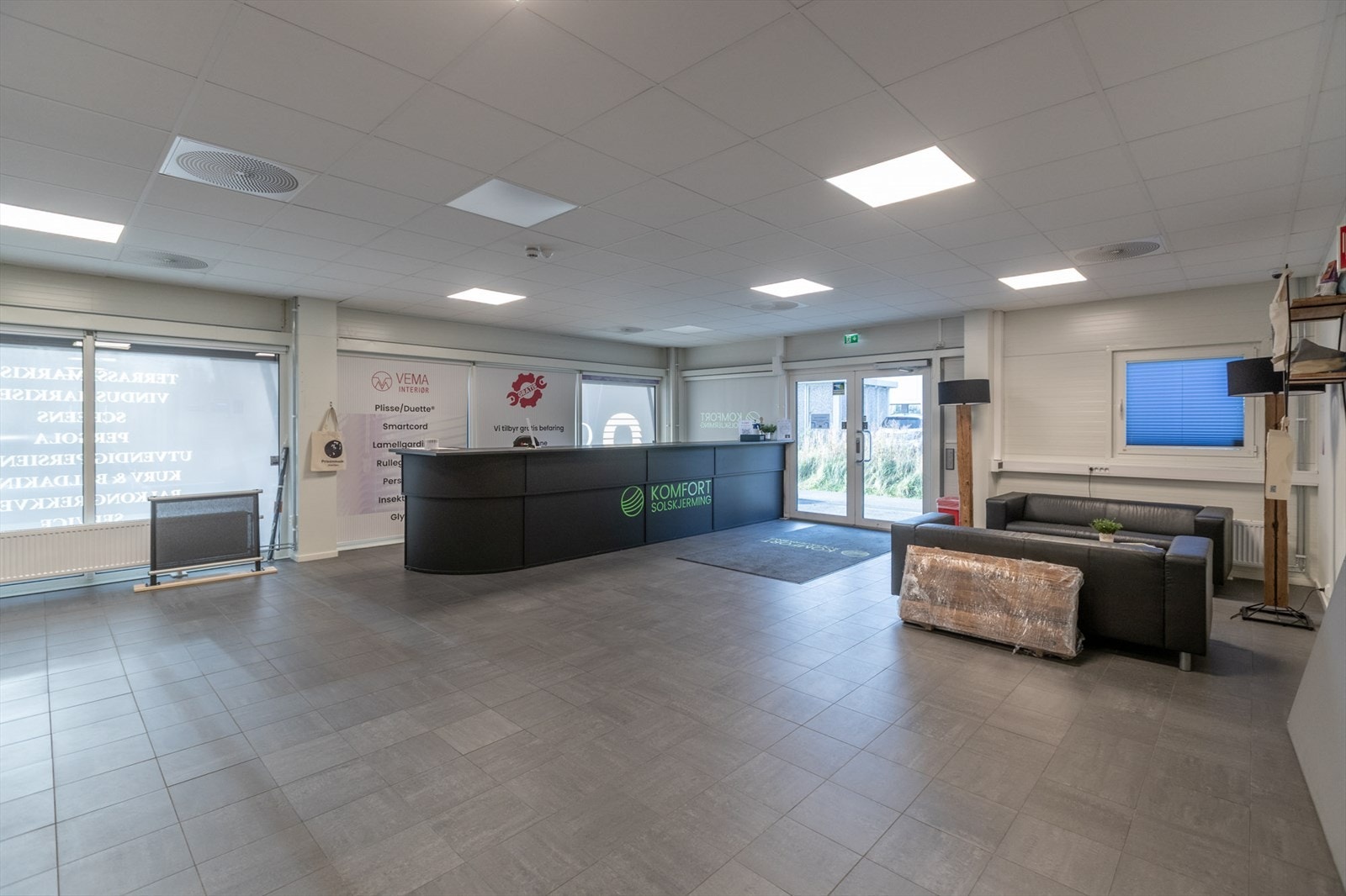 Showroom og kontordel Galleribilde