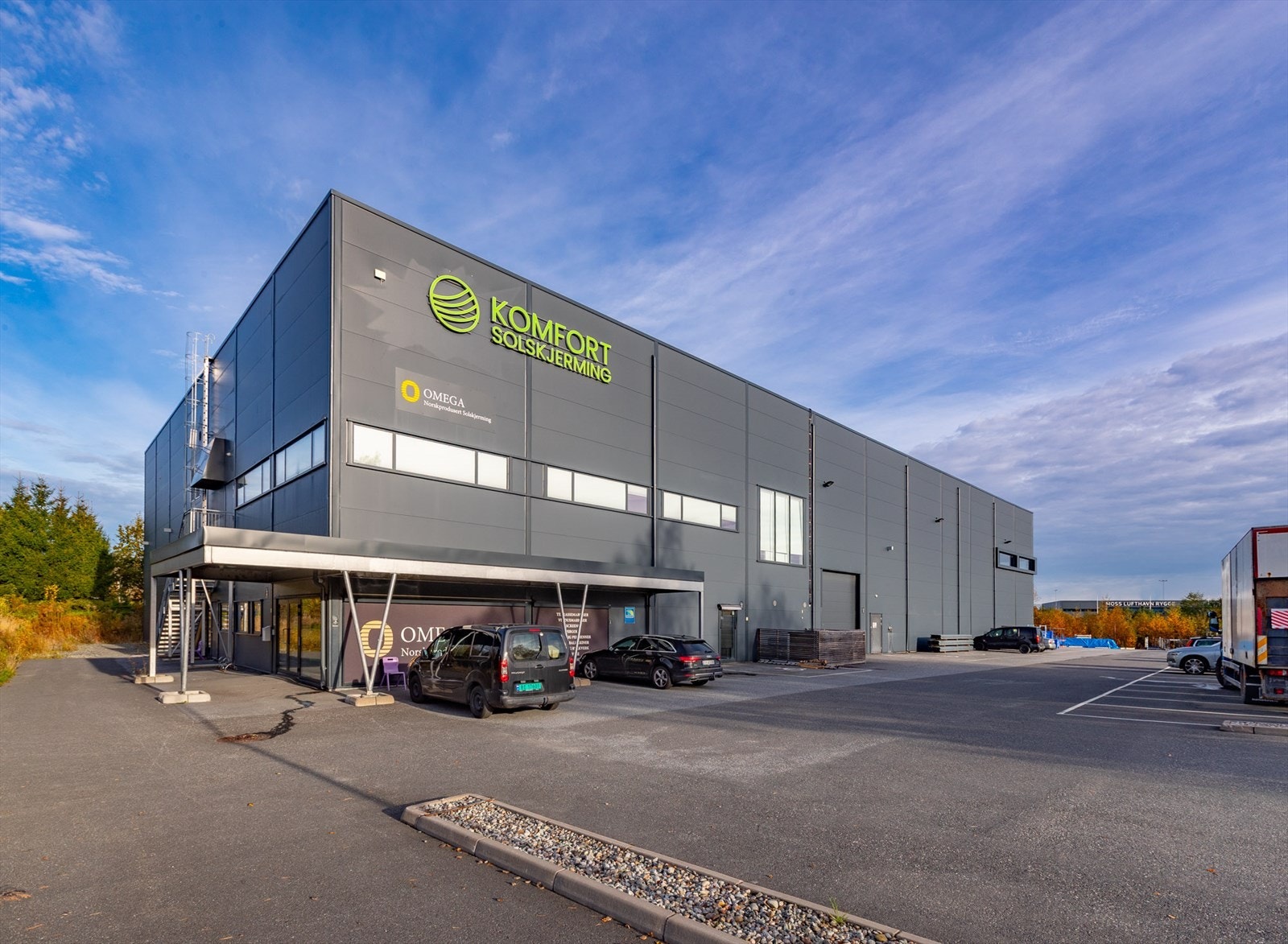 Velkommen til et moderne lagerbygg langs E6, Rygge Galleribilde