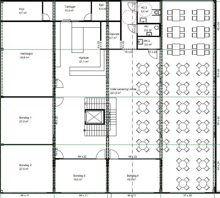 Plantegning 2. etg. Galleribilde