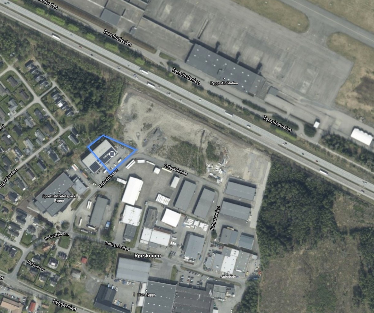 Rørskogen næringspark inntil E6 Galleribilde