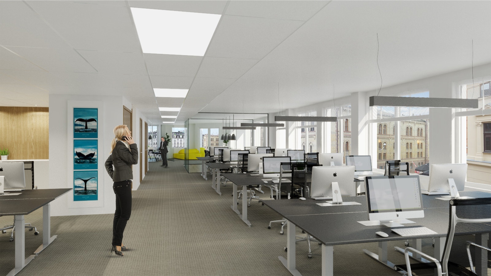 Illustrasjon - åpen lsøning. Galleribilde