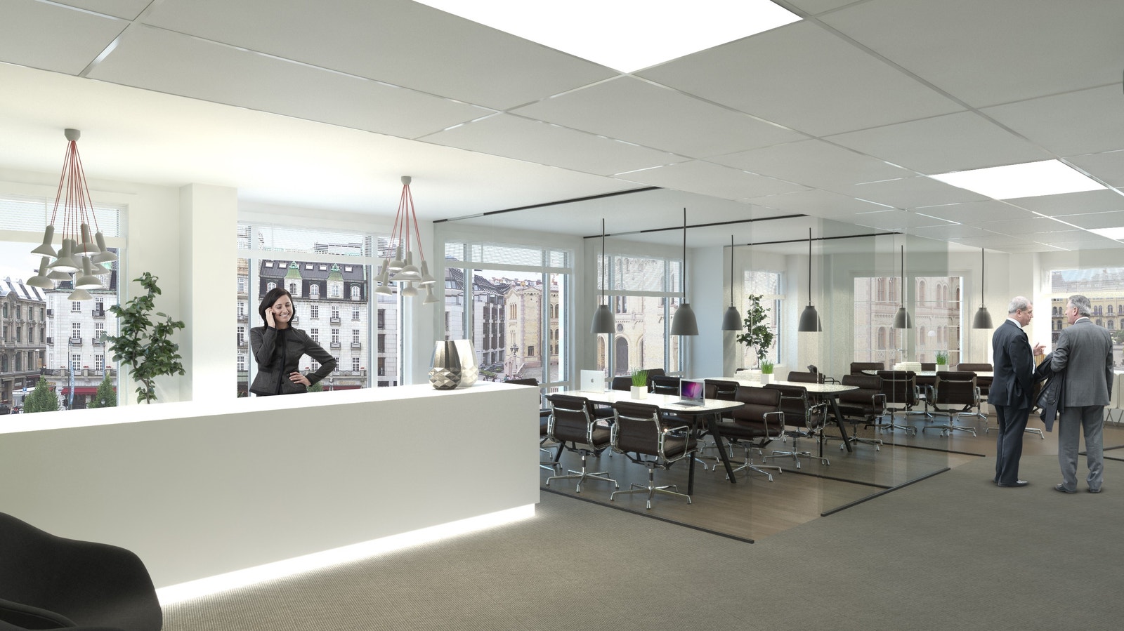 Illustrasjon - nytt inngangsparti Galleribilde