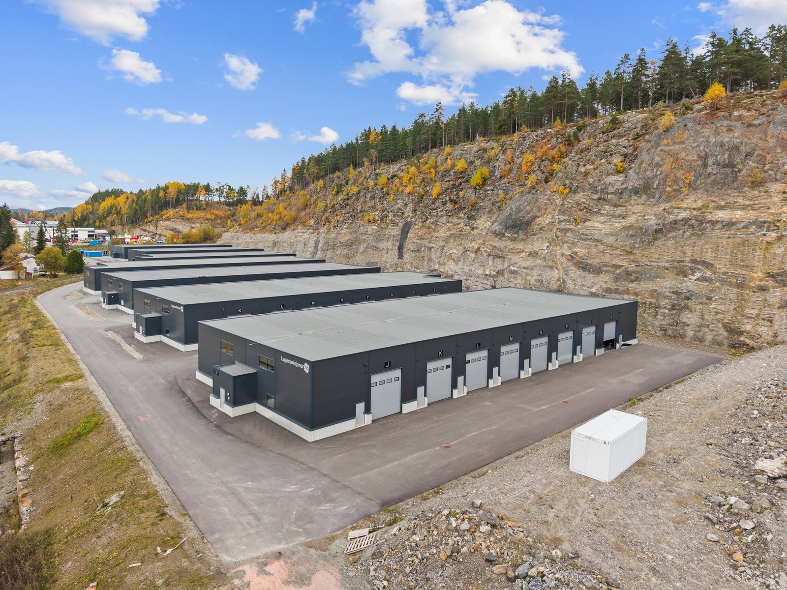 Hjørneseksjon med enkel adkomst. Galleribilde