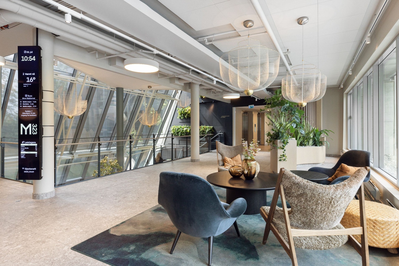 Representativt inngangsparti Galleribilde