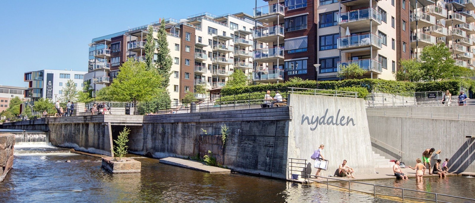 Nyt flotte rekreasjonsområder i Nydalen. Galleribilde