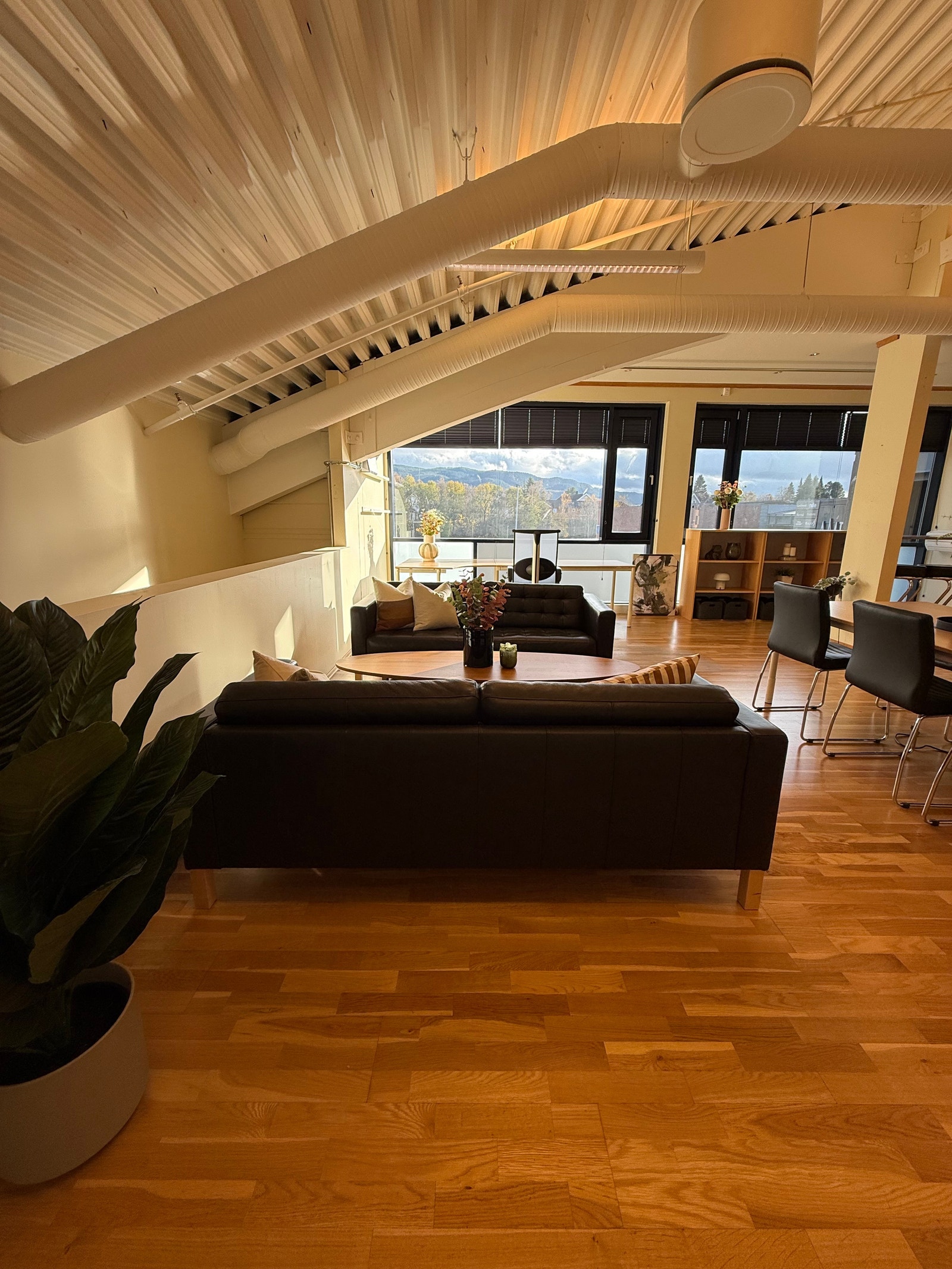 Fellesareal i tilknytting til kontoret Galleribilde