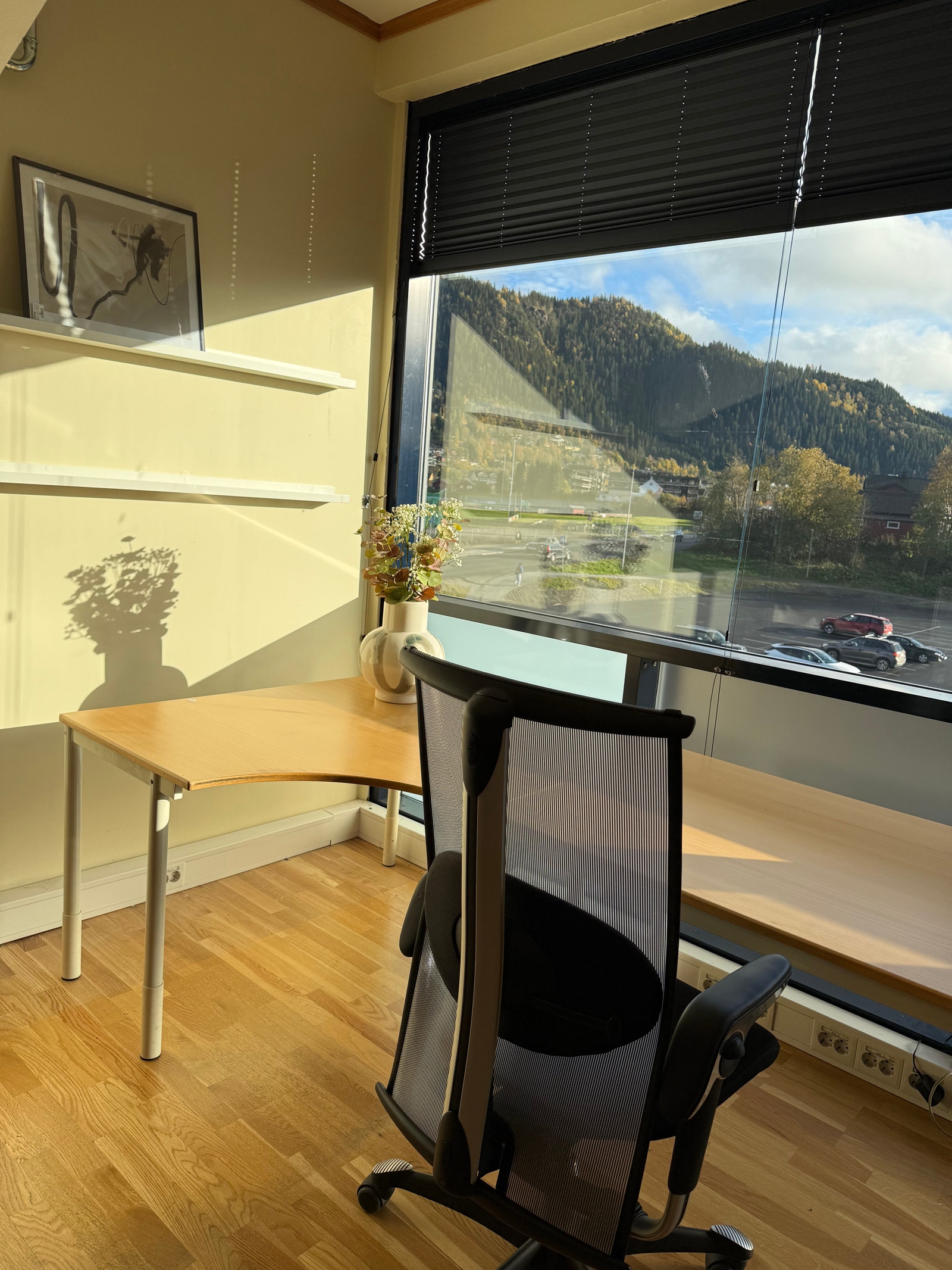 Kontoret har flott utsikt Galleribilde