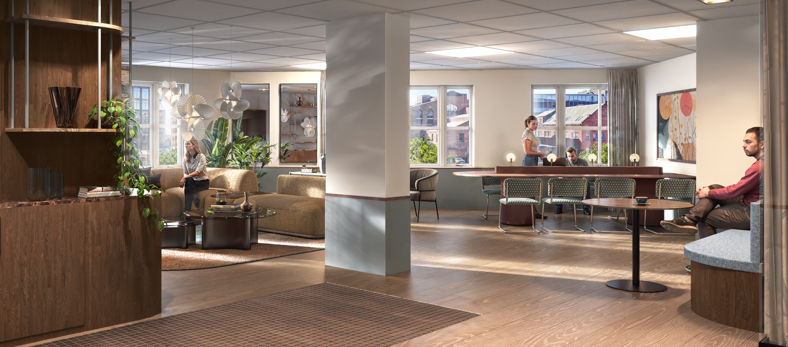 3D Skisse av Munkedamsveien 35 inngangsparti Galleribilde