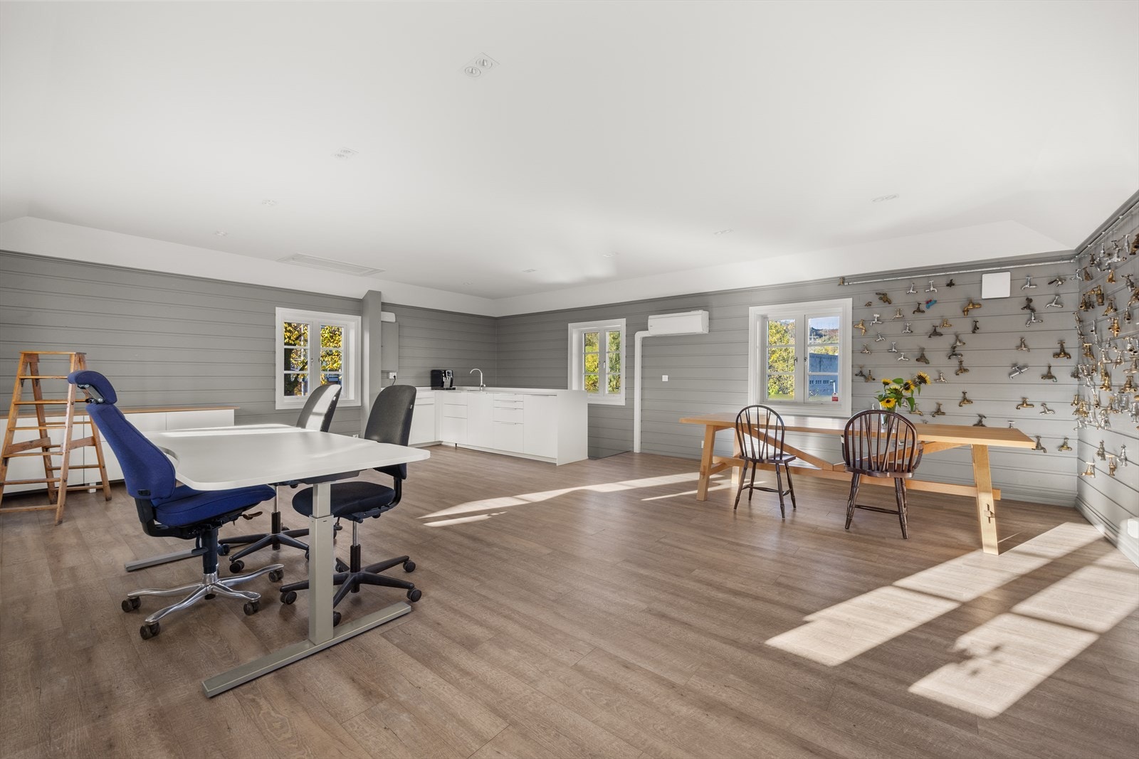 Installert varmepumpe. Galleribilde