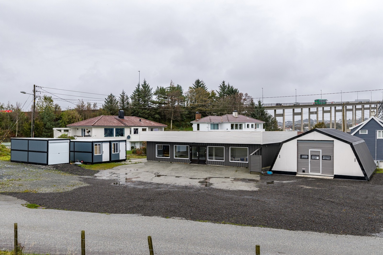 Del av parkeringsplass Galleribilde