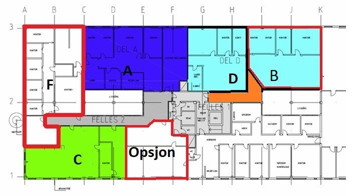 Lokale "C" er ledig - 142 kvm. Galleribilde