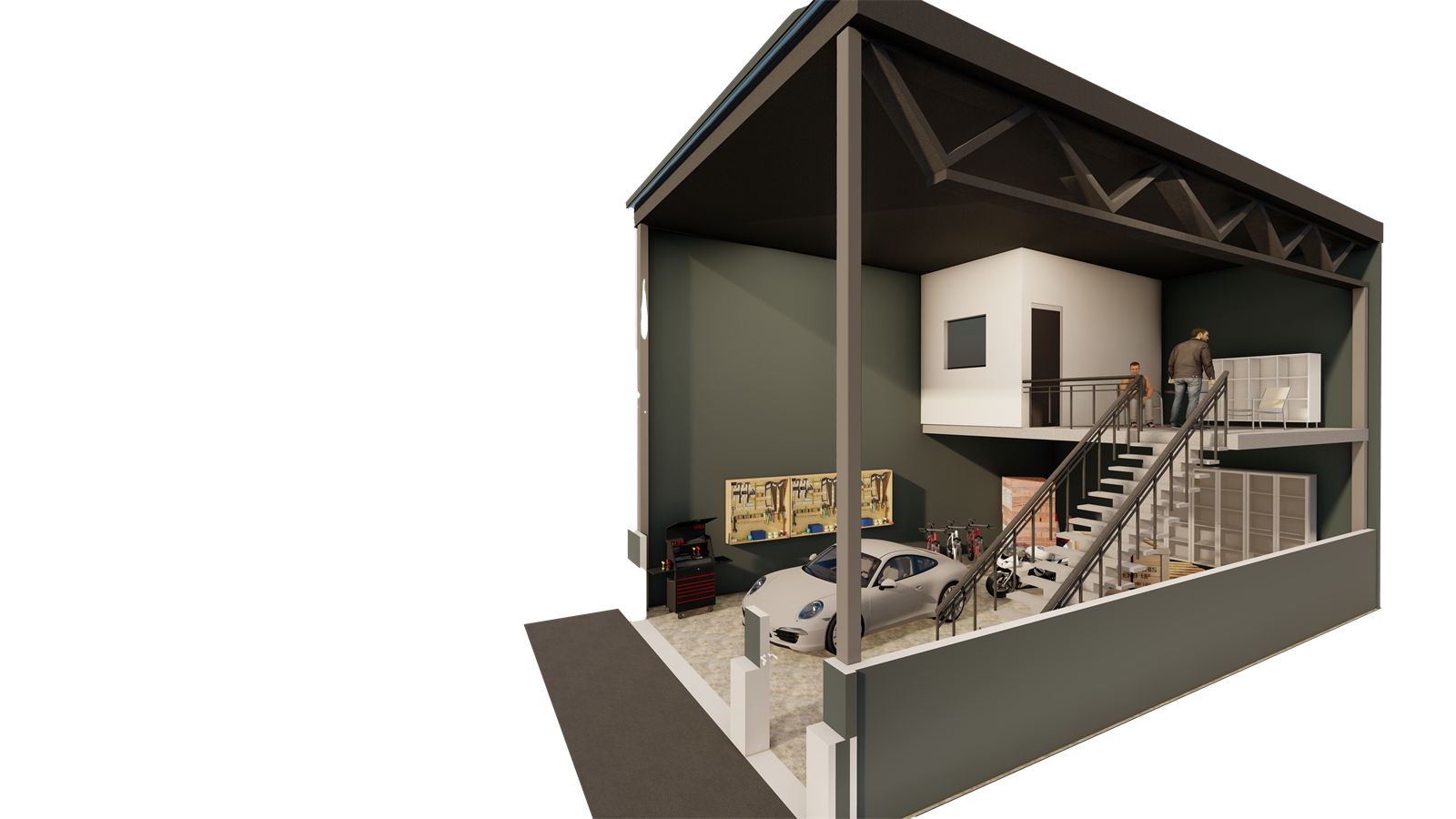 Seksjonene blir anvendelige og med mange mulighetsrom Galleribilde