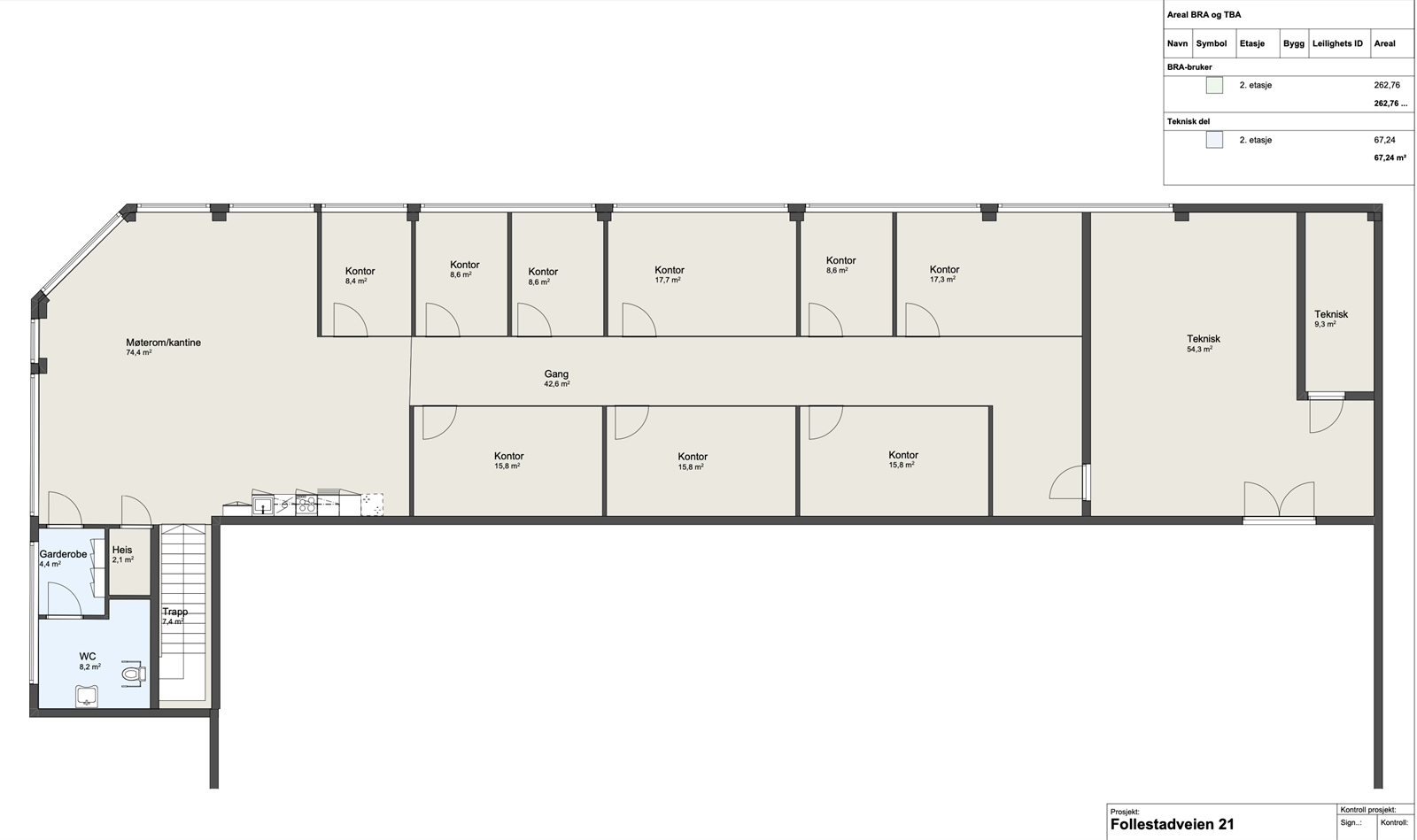 Plantegning Galleribilde