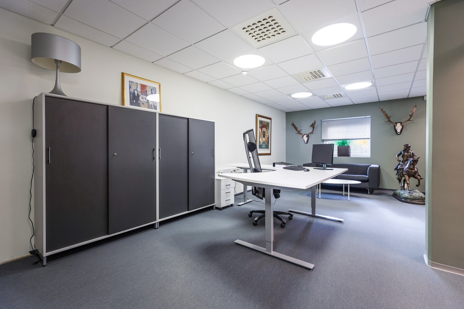 Lokalene fremstår som lyse og moderne. Galleribilde