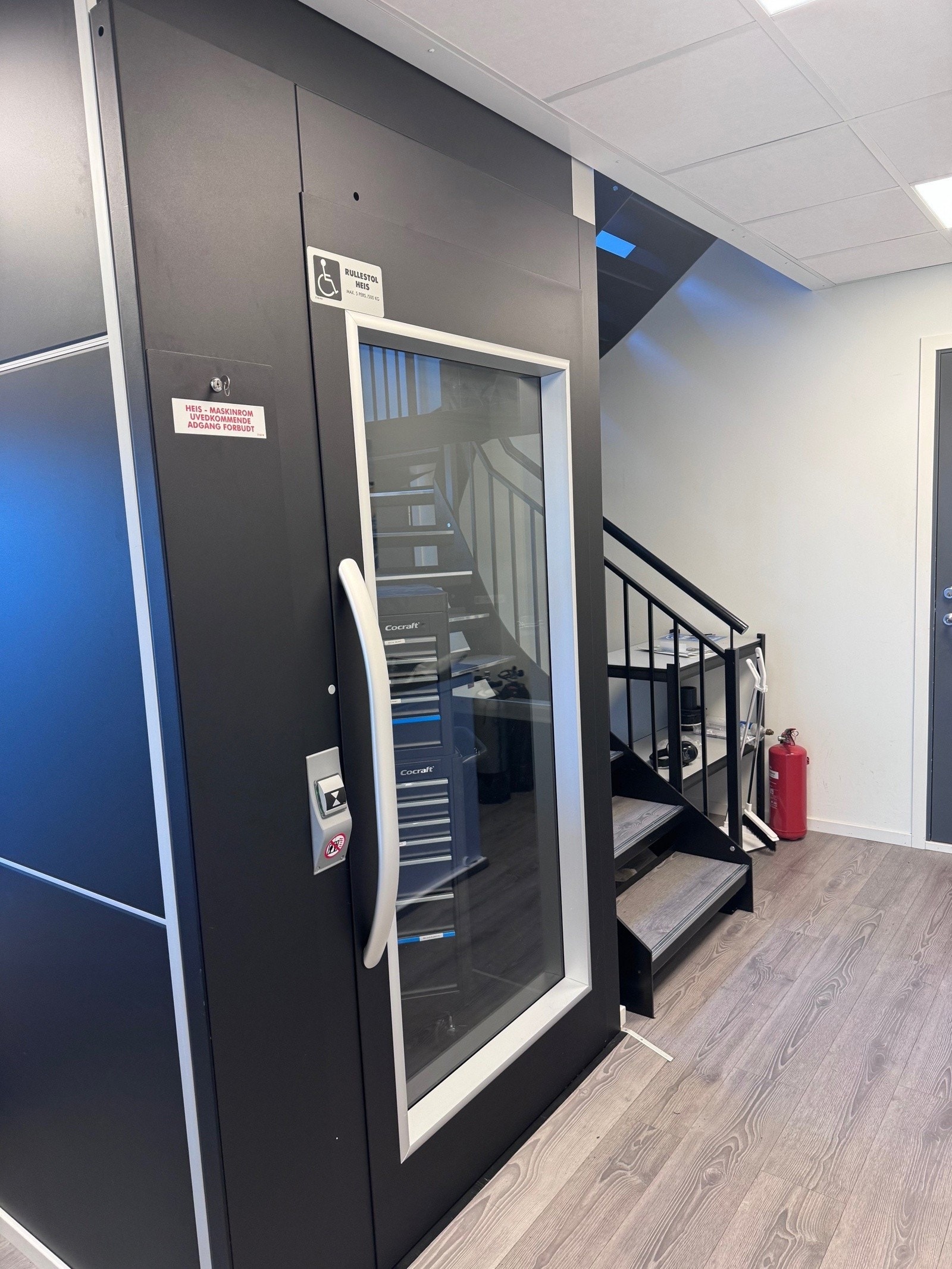 Trapperom/heis Galleribilde