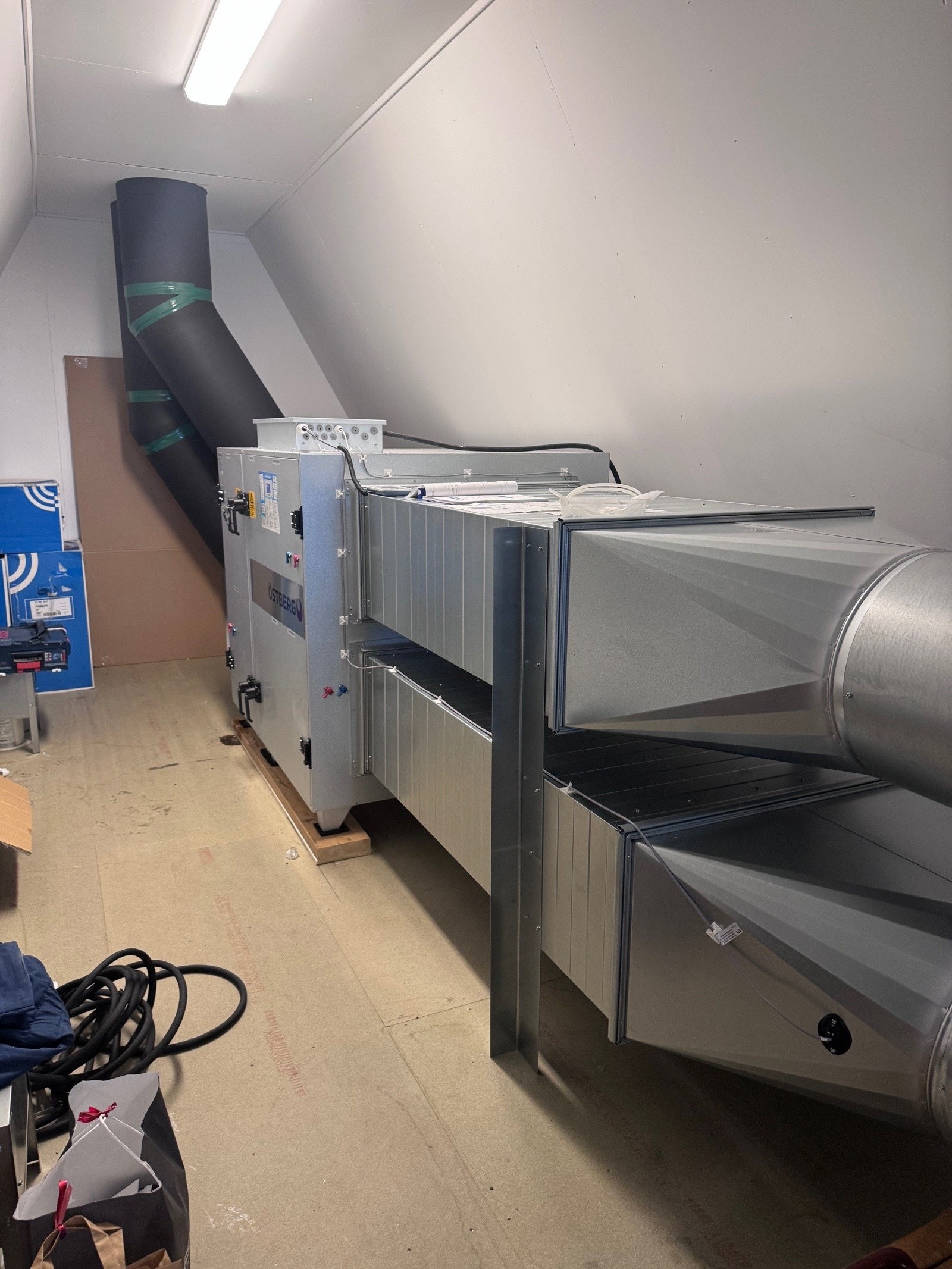 Ventilasjonsrom loft Galleribilde