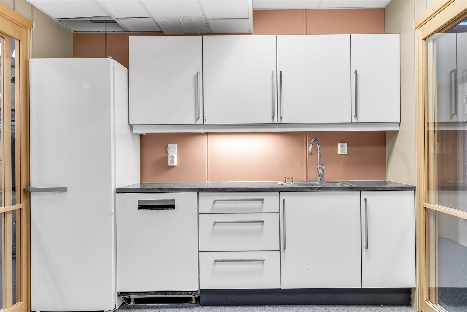 Kjøkken på deling i kontorfellesskapet Galleribilde