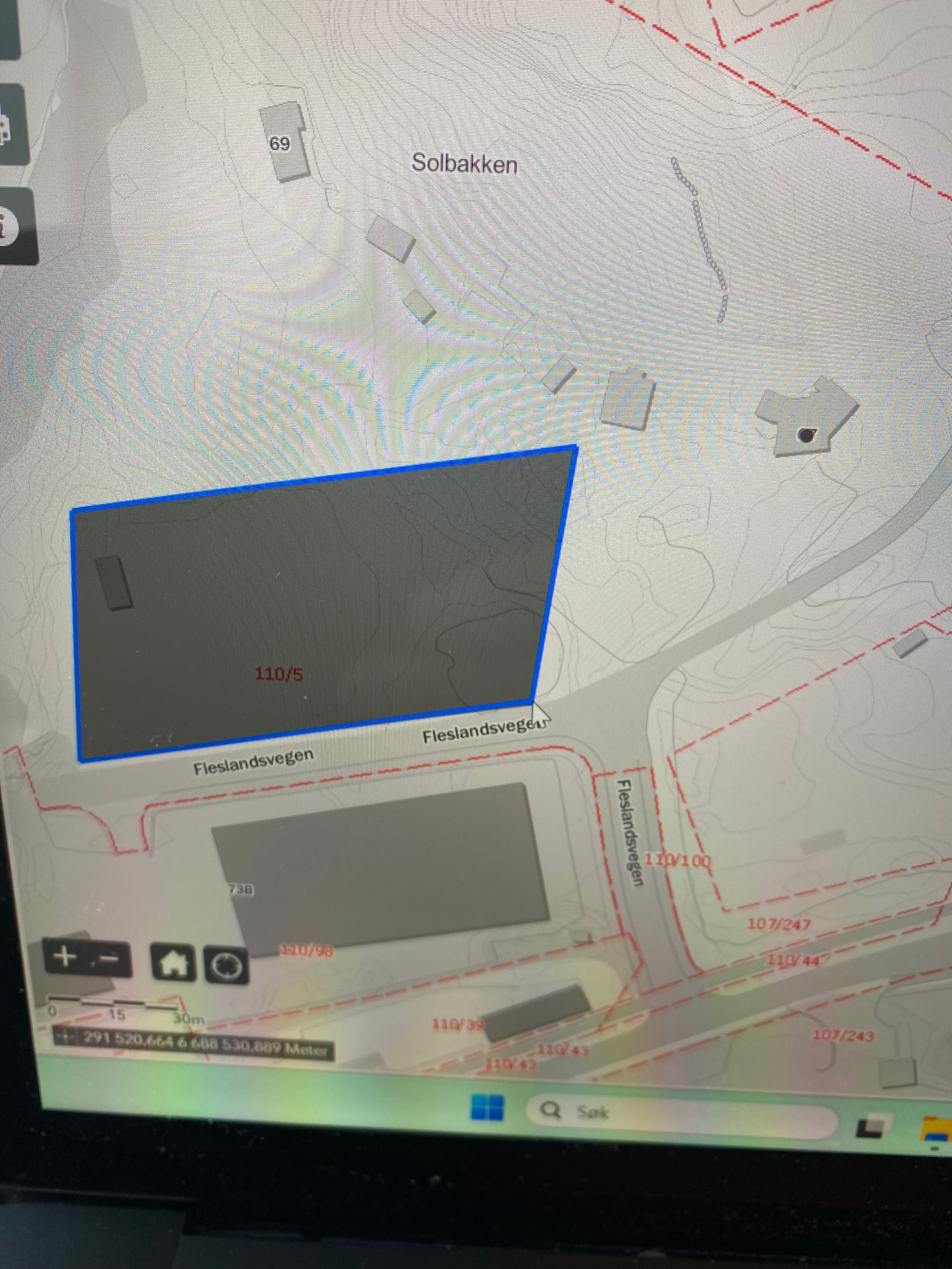 Kartskisse del 2 Galleribilde