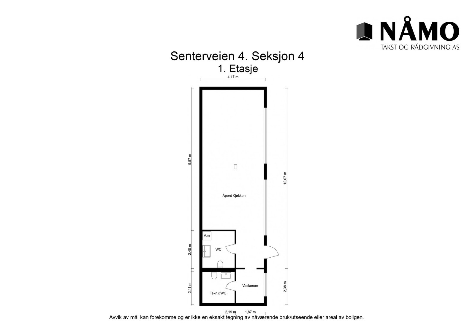 For en ekstra liten oversikt får du først se plantegningen over lokalet. Galleribilde