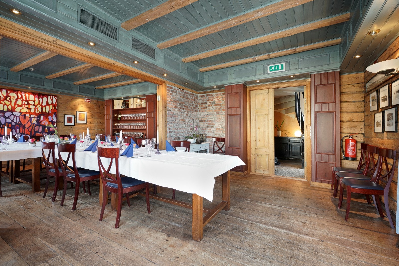 Alt ligger til rette for å skape en hyggelig atmosfære. Galleribilde