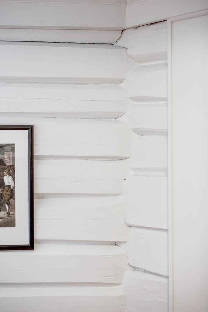 Synlige tømmervegger Galleribilde