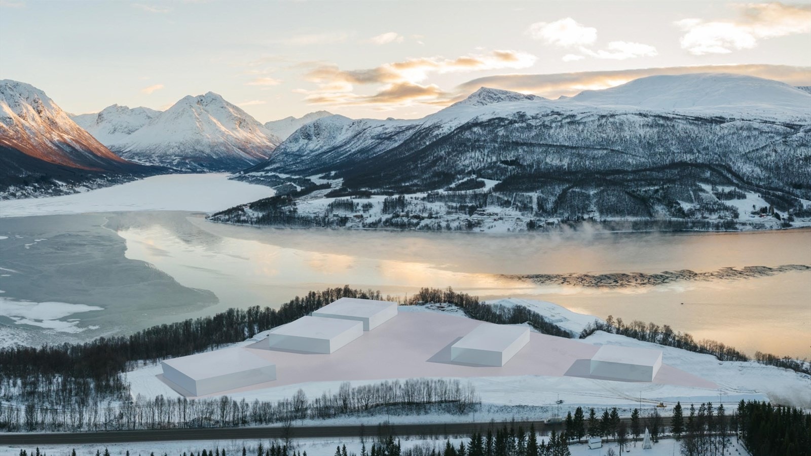 Illustrasjonene er bare ment som eksempel på størrelse og utforming av nye bygg Galleribilde